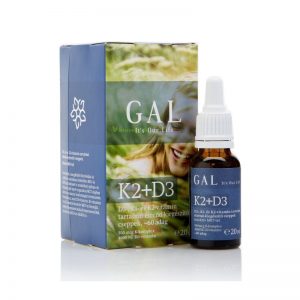 GAL K2 + vitamín D3 kvapky - 20 ml (60 dávok) 20g