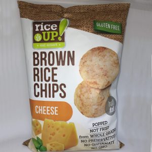 RICE UP Ryžové chipsy so syrovou príchuťou 60 g