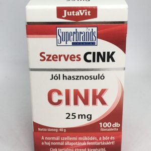 Vitamín JUTAVIT zinok 25 mg (100 kapsúl ) 40 g