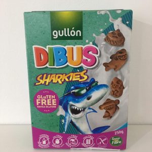 GULLÓN Bezlepkové sušienky Sharkies 250g
