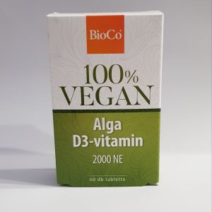 BIOCO 100% VEGAN Alga D3-vitamín 2000 NE (60 kapsúl) 18g