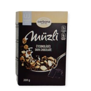 CERBONA MÜSLI Z HORKEJ ČOKOLÁDY 200G