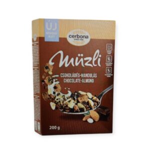 CERBONA ČOKOLÁDOVO-MANDĽOVÉ MÜSLI 200G
