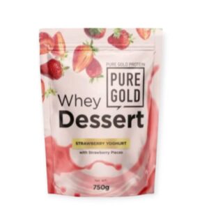 PureGold Whey Dessert 750 g - jahodový jogurt